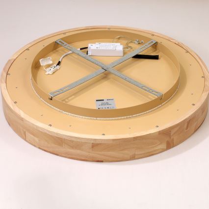 Brilagi - LED drveno plafonsko svetlo FALCON WOOD LED/40W/230V 3000/4000/6000K prečnik 60 cm