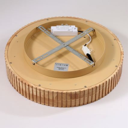 Brilagi - LED stropno svetlo FALCON WOOD MODERN LED/30W/230V 3000/4000/6000K, prečnik 45 cm, drvo