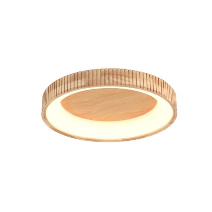 Brilagi - LED plafonsko svetlo FALCON WOOD MODERN LED/40W/230V 3000/4000/6000K prečnik 60 cm drvo