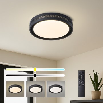 Brilagi - LED plafonsko svetlo KREON, prigušiva, LED/54W/230V 3000-6000K, belo, prečnik 38 cm + daljinski upravljač