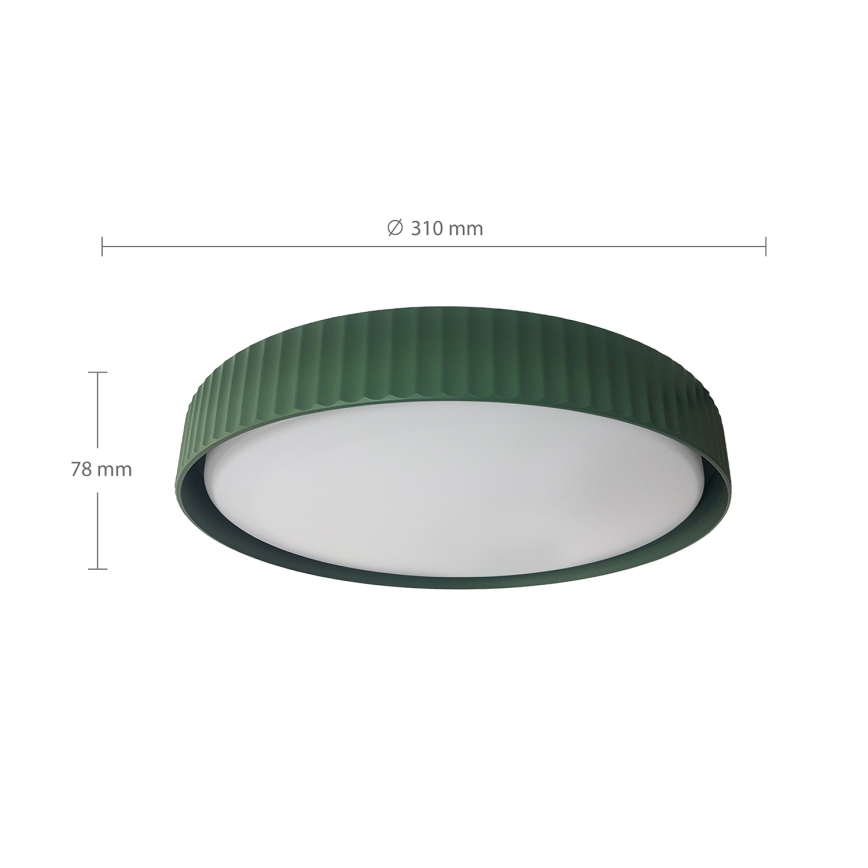 Brilagi - LED plafonsko svetlo LUCIA LED/24W/230V, prečnik 31 cm, zelena