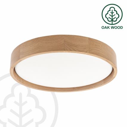 Brilagi - LED plafonsko svetlo MANAROLA PLAIN LED/24W/230V 4000K prečnika 41 cm hrast