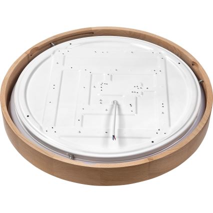 Brilagi - LED prigušiva plafonsko svetlo MANAROLA SMART LED/36W/230V 2700-6500K hrast prečnik 51 cm Wi-Fi + daljinsko upravljanje Tuya