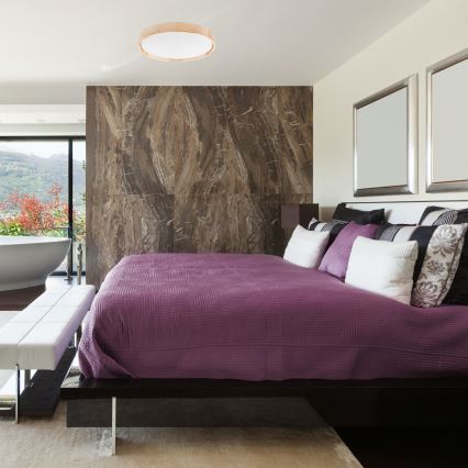 Brilagi - prigušiva stropna svetiljka MANAROLA SMART LED/36W/230V 2700-6500K prečnik 51 cm Wi-Fi Tuya + daljinski upravljač