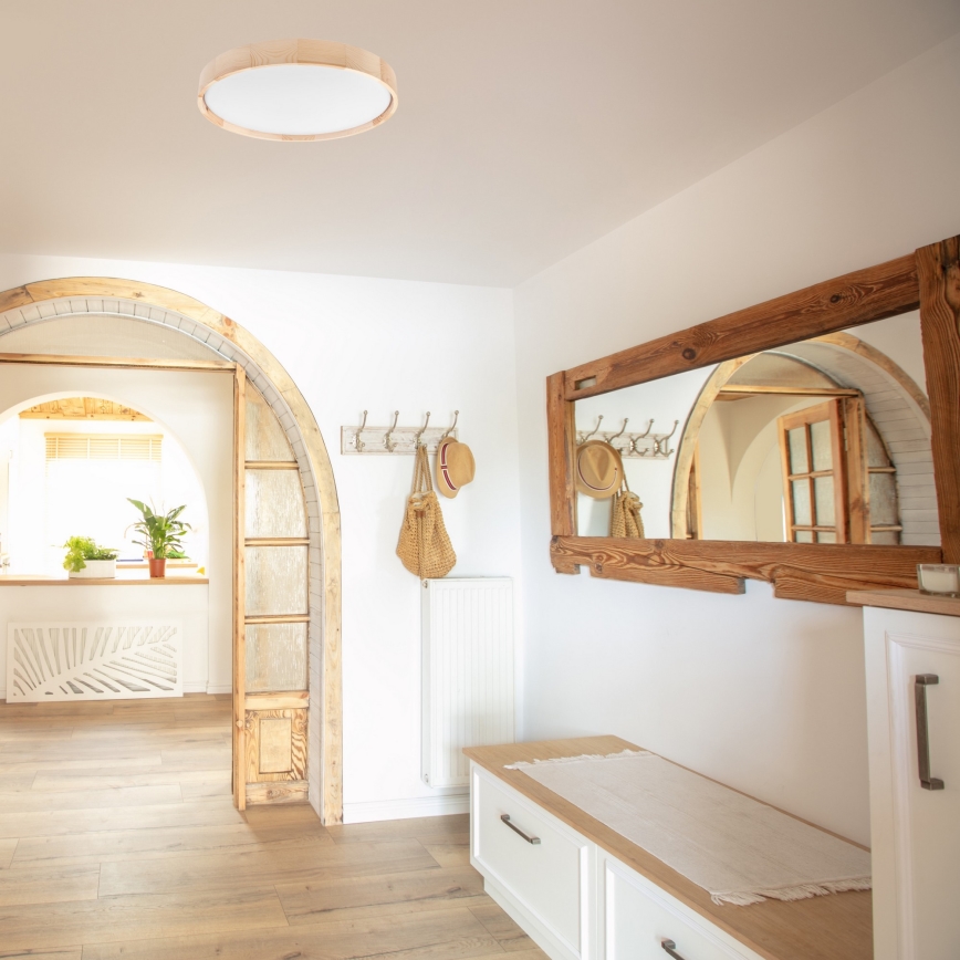 Brilagi - prigušiva stropna svetiljka MANAROLA SMART LED/36W/230V 2700-6500K prečnik 51 cm Wi-Fi Tuya + daljinski upravljač