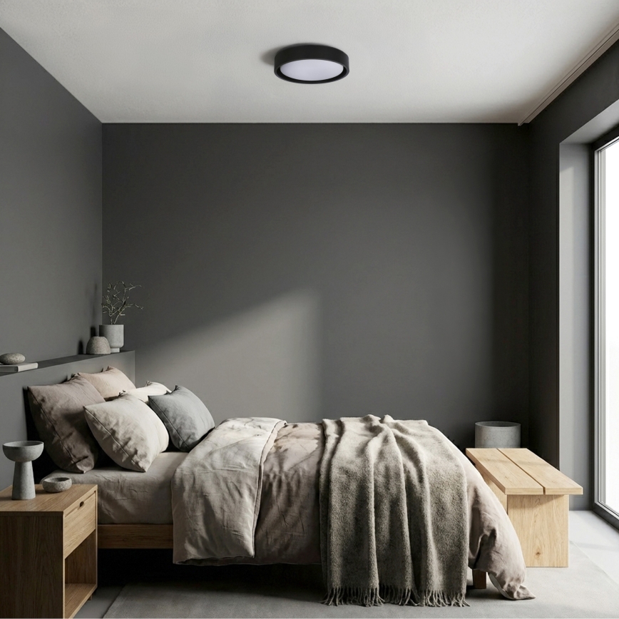 Brilagi - LED plafonsko svetlo MATTEO LED/24W/230V, prečnik 31 cm, crno