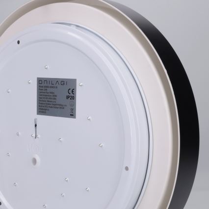 Brilagi - LED plafonsko svetlo MATTEO LED/24W/230V, prečnik 31 cm, crno