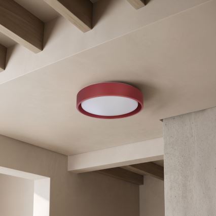 Brilagi - LED plafonsko svetlo MATTEO LED/24W/230V, prečnik 31 cm, crveno