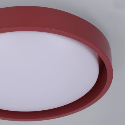 Brilagi - LED plafonsko svetlo MATTEO LED/24W/230V, prečnik 31 cm, crveno