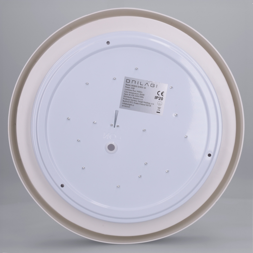Brilagi - LED plafonsko svetlo MATTEO LED/24W/230V, prečnik 31 cm, crveno