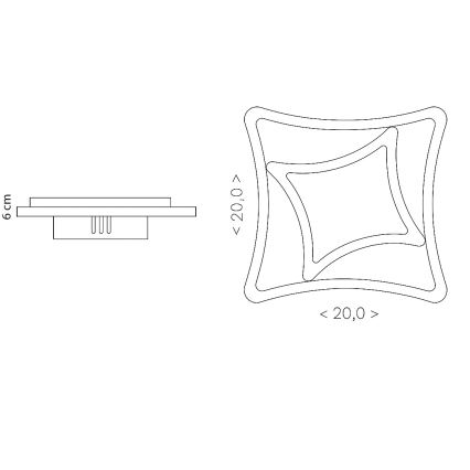 Brilagi - LED plafonsko svetlo MODERN MINI LED/24W/230V 3000/4000/6000K