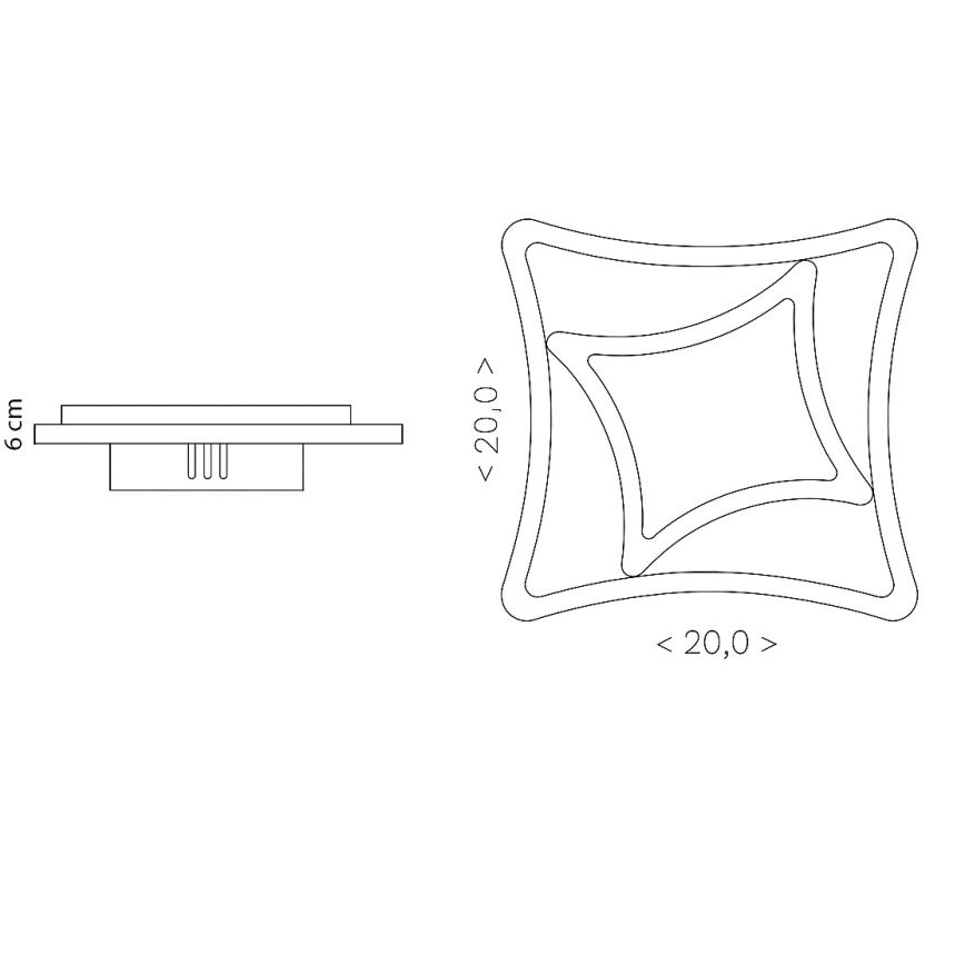 Brilagi - LED plafonsko svetlo MODERN MINI LED/24W/230V 3000/4000/6000K