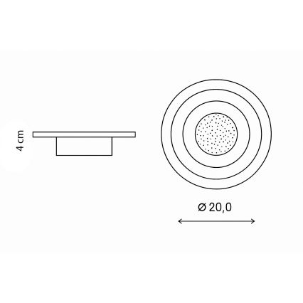 Brilagi - LED plafonsko svetlo MODERN MINI LED/29W/230V 3000/4000/6000K