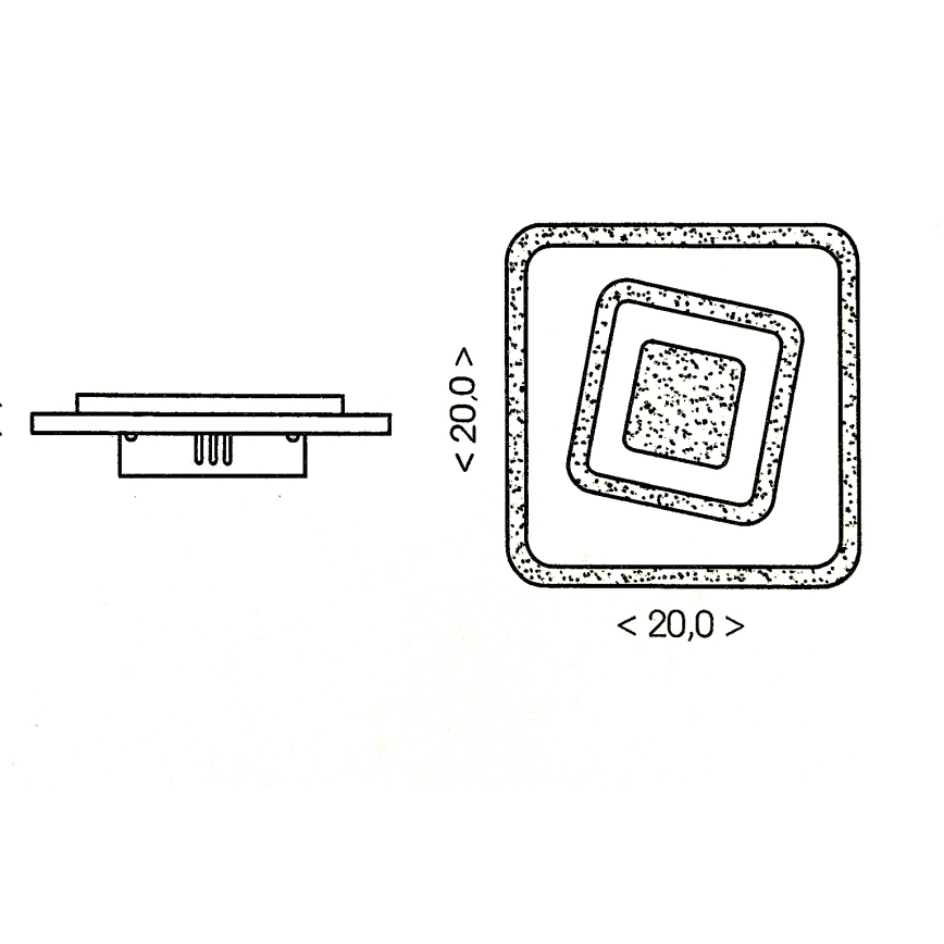 BRILAGI - LED plafonsko svetlo MODERN MINI LED/32W/230V 3000/4000/6000K