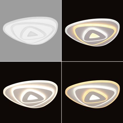 Brilagi - LED prigušiva stropna svetiljka MODERN MINI LED/45W/230V 3000-6000K 30x30 cm + daljinski upravljač