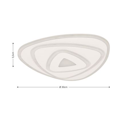 Brilagi - LED prigušiva stropna svetiljka MODERN MINI LED/45W/230V 3000-6000K 30x30 cm + daljinski upravljač