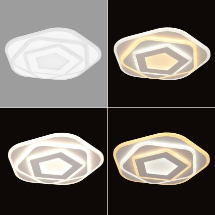 Brilagi - LED prigušiva plafonska svetiljka MODERN MINI LED/53W/230V 3000-6000K prečnik 30 cm + daljinski upravljač