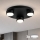 Brilagi - LED plafonsko svetlo MONO 3xGX53/12W/230V Ø 30 cm crno