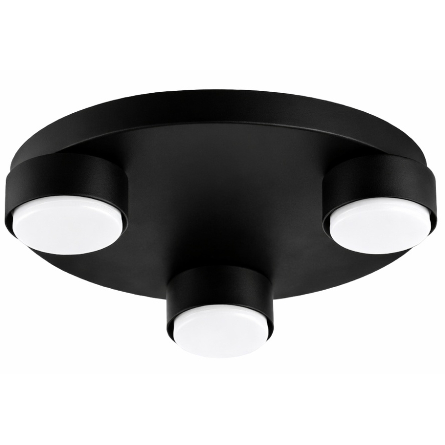 Brilagi - LED plafonsko svetlo MONO 3xGX53/12W/230V Ø 30 cm crno