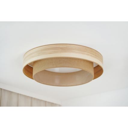 Brilagi - LED plafonsko svetlo MONTANA BOHO LED/26W/230V prečnika 60 cm, braon