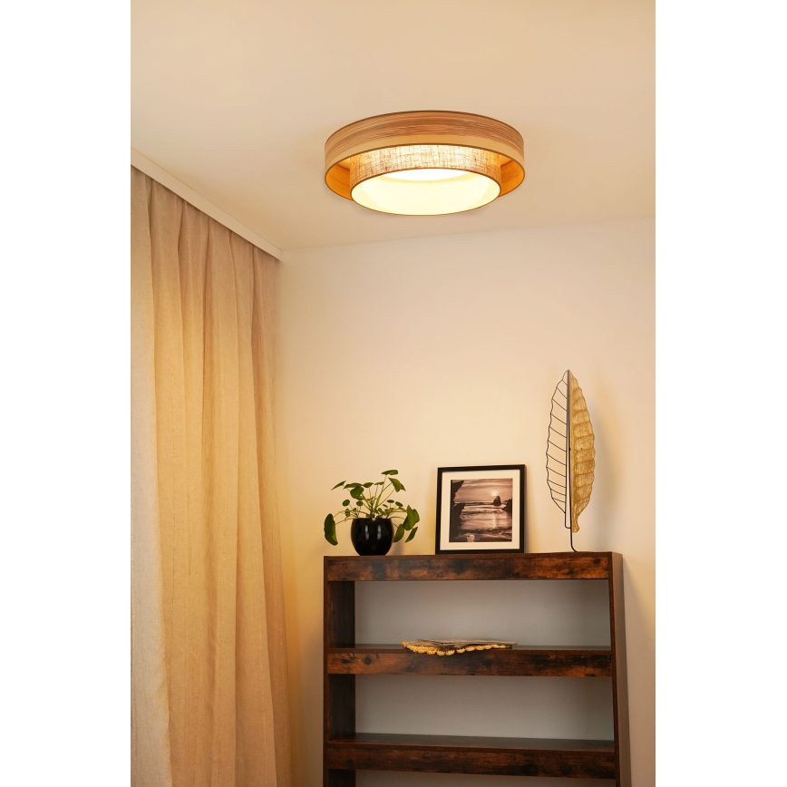 Brilagi - LED plafonsko svetlo MONTANA BOHO LED/26W/230V prečnika 60 cm, braon