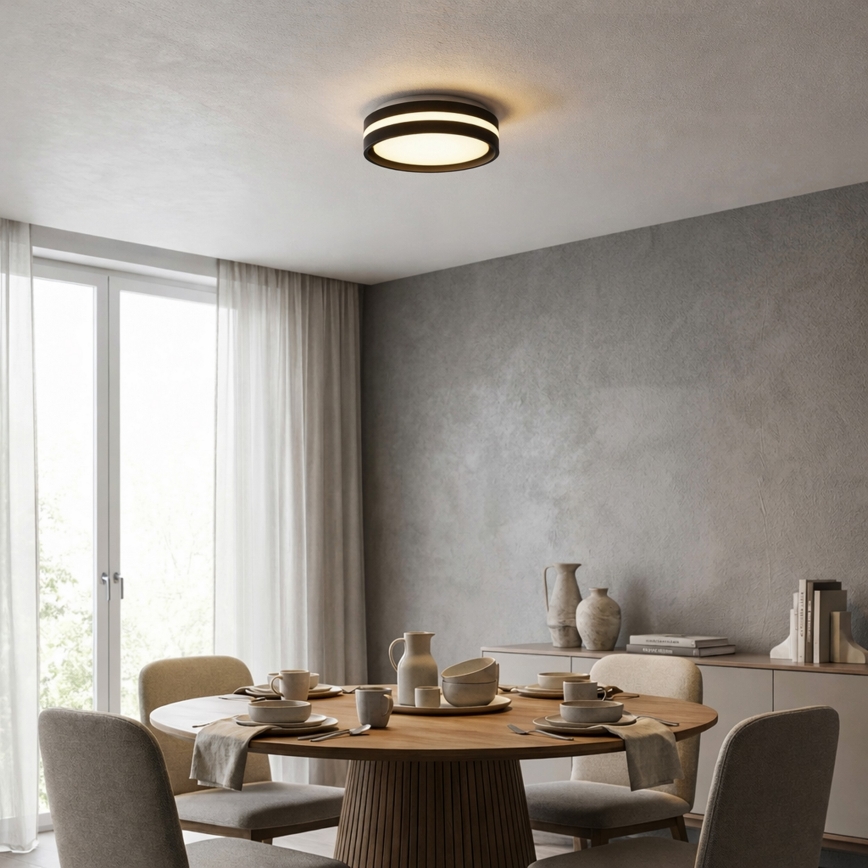 Brilagi - LED plafonsko svetlo NAOMI LED/24W/230V prečnik 28,5 cm crno