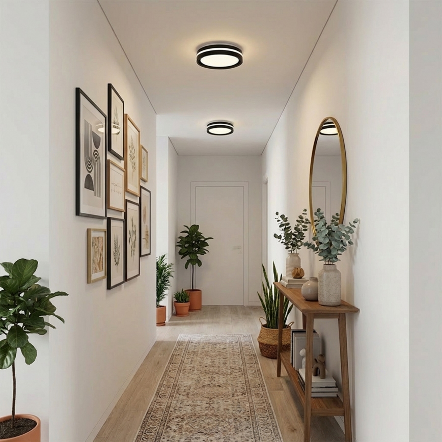 Brilagi - LED plafonsko svetlo NAOMI LED/24W/230V prečnik 28,5 cm crno