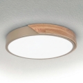 BRILAGI - LED plafonsko svetlo PILANA LED/24W/230V hrast/bež prečnika 30 cm
