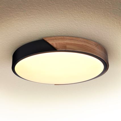 Brilagi - LED plafonsko svetlo PILANA LED/24W/230V, hrast, prečnik 30 cm