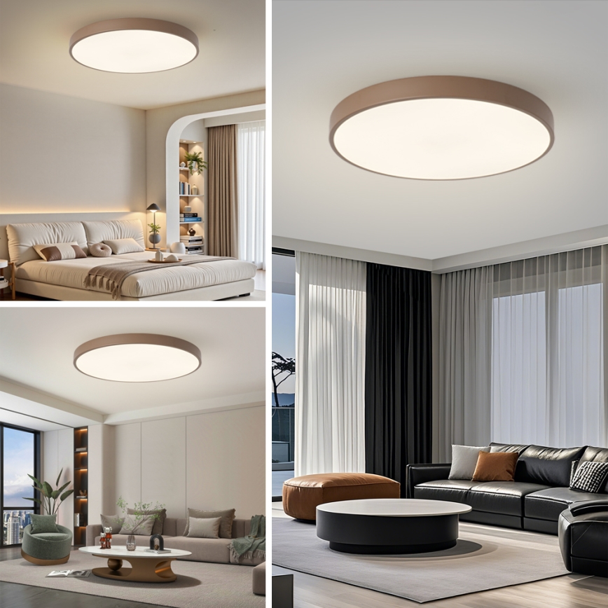 Brilagi - LED stropno svetlo POOL LED/100W/230V 3000/4000/6000K prečnik 80 cm braon