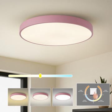 Brilagi - LED plafonsko svetlo POOL LED/100W/230V 3000/4000/6000K prečnik 80 cm ružičasto