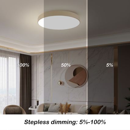 Brilagi - LED plafonsko svetlo POOL LED/100W/230V 3000/4500/6000K prečnik 80 cm bež