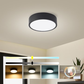 Brilagi - LED plafonsko svetlo POOL LED/18W/230V 3000/4000/6000K prečnik 20 cm crno