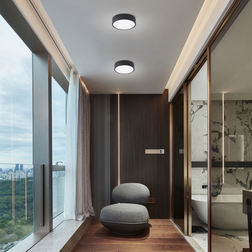 BRILAGI - LED plafonsko svetlo POOL LED/18W/230V 3000/4000/6000K prečnik 20 cm crno