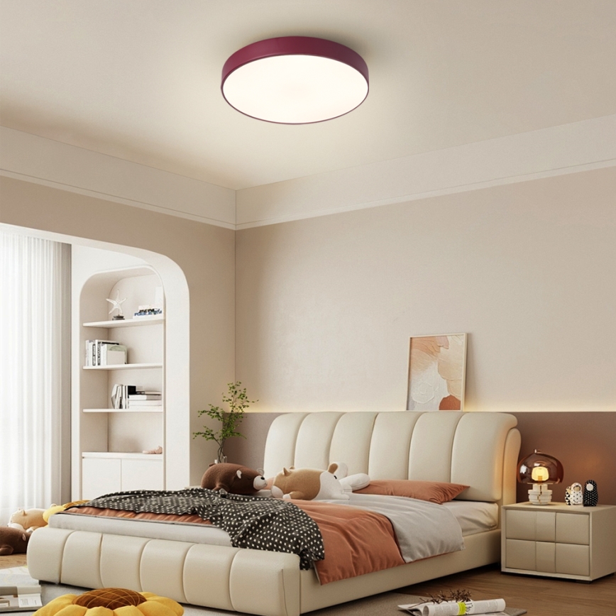 Brilagi - LED plafonsko svetlo POOL LED/36W/230V 3000/4000/6000K prečnik 30 cm bordo