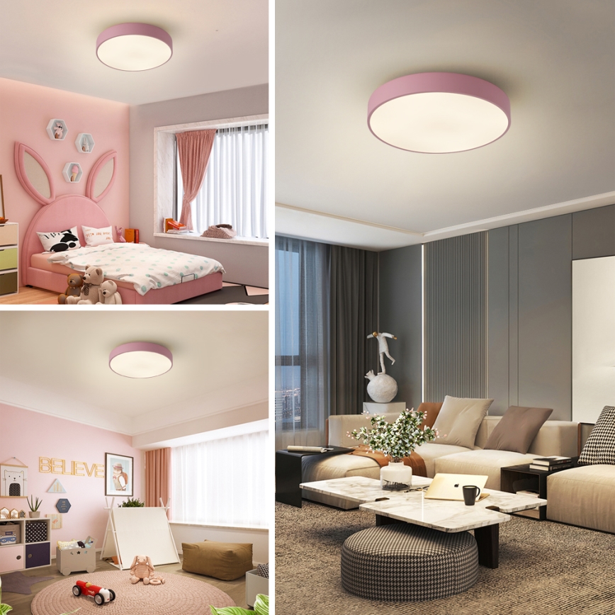 Brilagi - LED plafonsko svetlo POOL LED/36W/230V 3000/4000/6000K prečnika 30 cm ružičasto