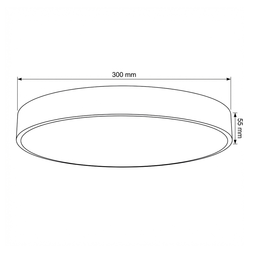 Brilagi - LED plafonsko svetlo POOL LED/36W/230V 3000/4000/6000K prečnik 30 cm bež