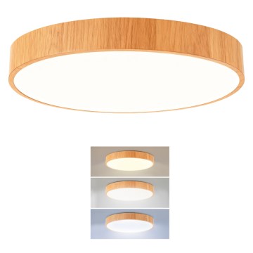Brilagi - LED plafonsko svetlo POOL LED/36W/230V 3000/4000/6000K prečnik 30 cm u dekoru drveta