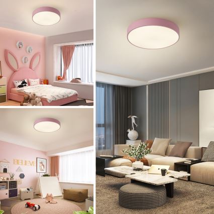Brilagi - LED plafonsko svetlo POOL LED/48W/230V 3000/4000/6000K prečnik 40 cm ružičasto
