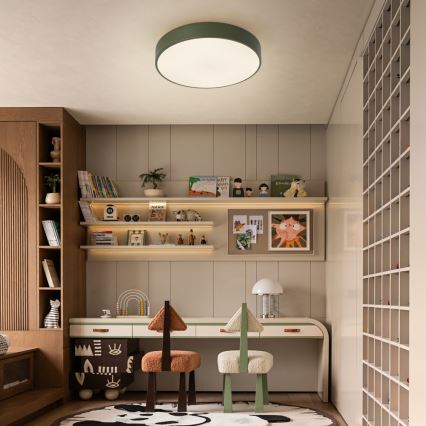 Brilagi - LED stropno svetlo POOL LED/48W/230V 3000/4000/6000K prečnik 40 cm zeleno