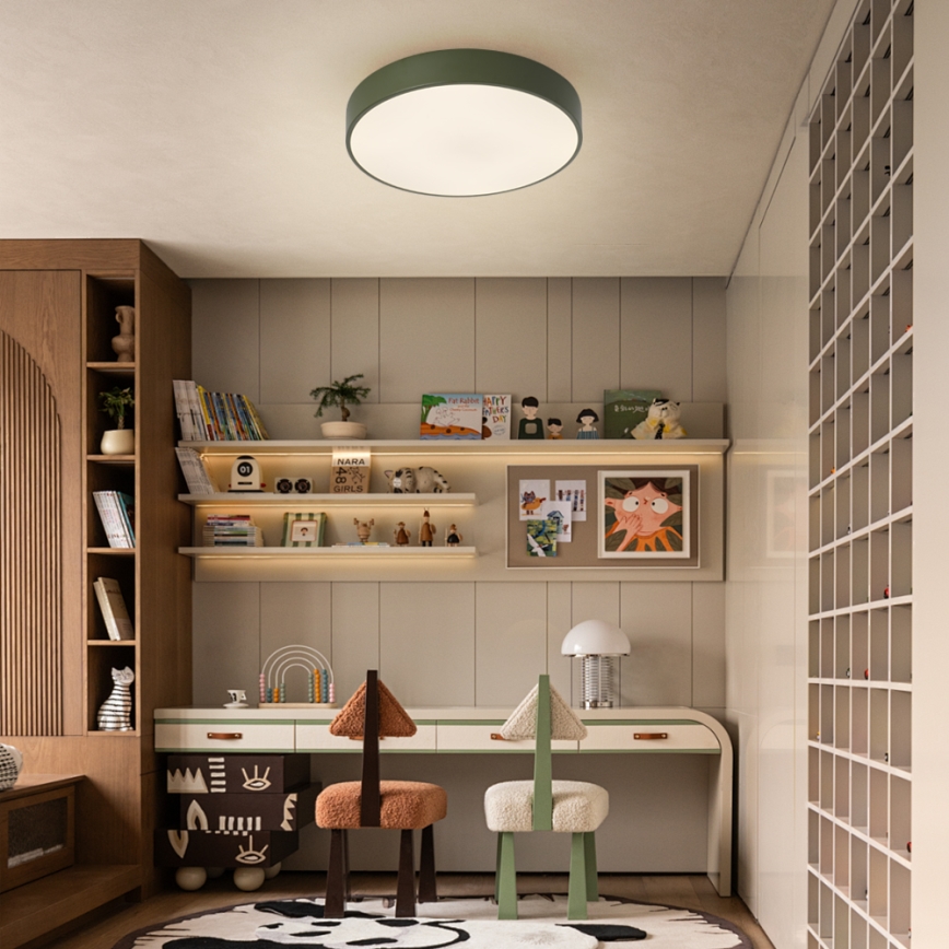 Brilagi - LED stropno svetlo POOL LED/48W/230V 3000/4000/6000K prečnik 40 cm zeleno