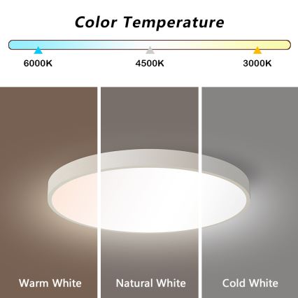 Brilagi - LED plafonsko svetlo POOL LED/60W/230V 3000/4000/6000K 50 cm belo