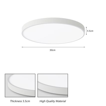 Brilagi - LED plafonsko svetlo POOL LED/60W/230V 3000/4000/6000K 50 cm belo