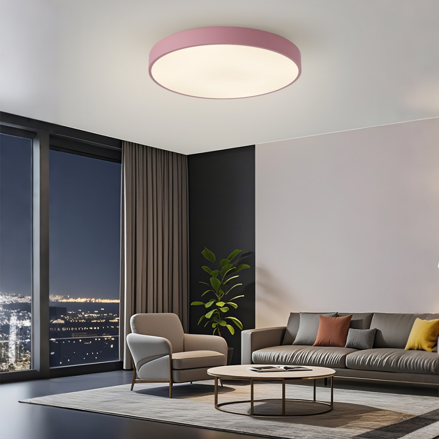Brilagi - LED stropna svetiljka POOL LED/60W/230V 3000/4000/6000K prečnika 60 cm ružičasta