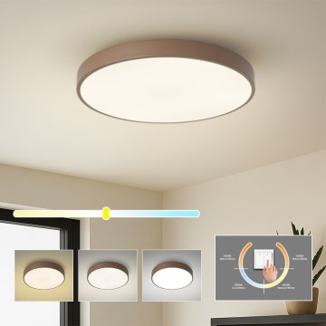 Brilagi - LED plafonsko svetlo POOL LED/60W/230V 3000/4000/6000K Ø 50 cm braon