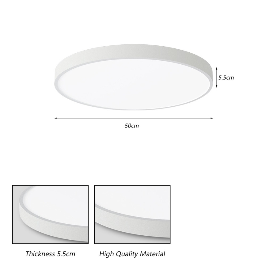 Brilagi - LED plafonsko svetlo POOL LED/60W/230V 3000/4500/6000K 50 cm belo