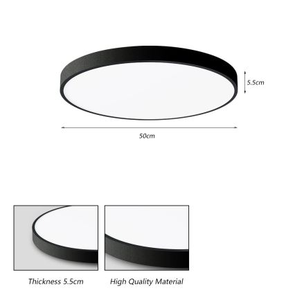 Brilagi - LED plafonsko svetlo POOL LED/60W/230V 3000/4500/6000K 50 cm