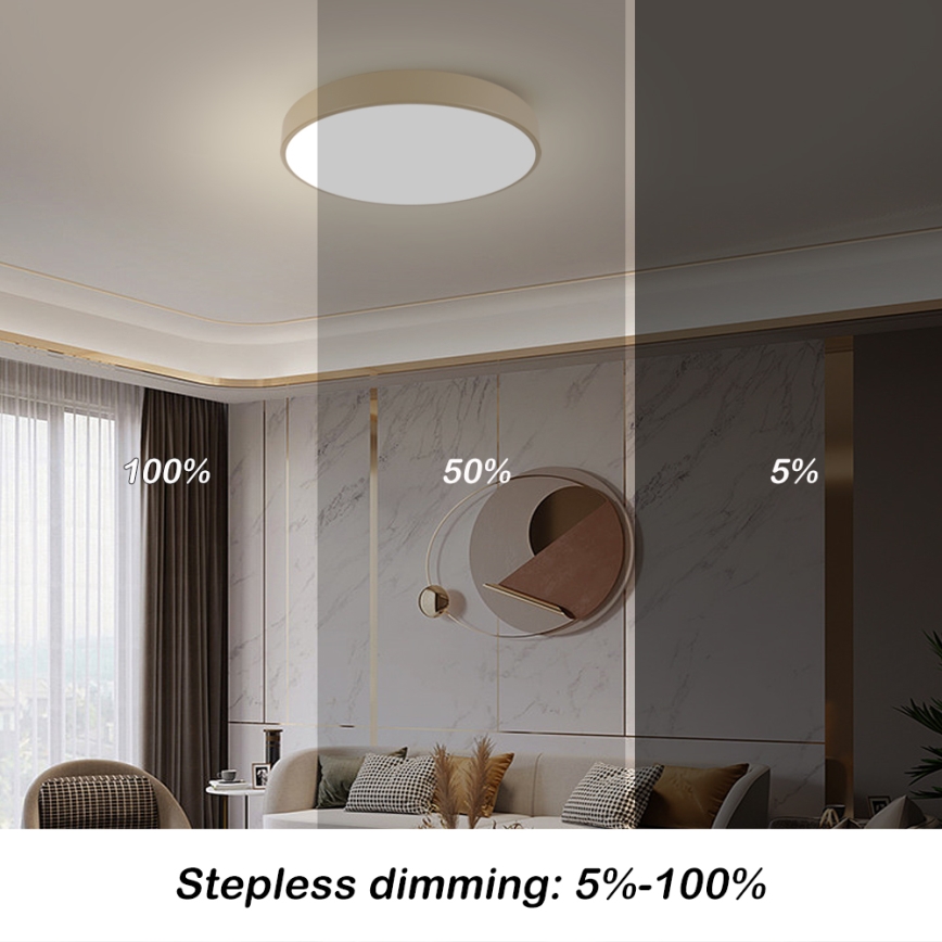 Brilagi - LED stropno svetlo POOL LED/60W/230V 3000/4500/6000K prečnik 60 cm bež