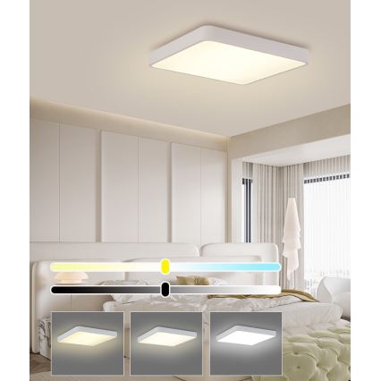 Brilagi - LED stropno svetlo POOL SQUARE LED/36W/230V 3000/4500/6000K 40x40 cm bela