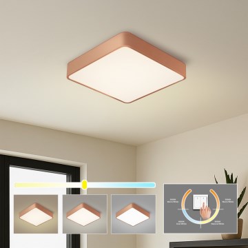 BRILAGI - LED plafonsko svetlo POOL SQUARE LED/48W/230V 3000/4000/6000K 50x50 cm bakarna